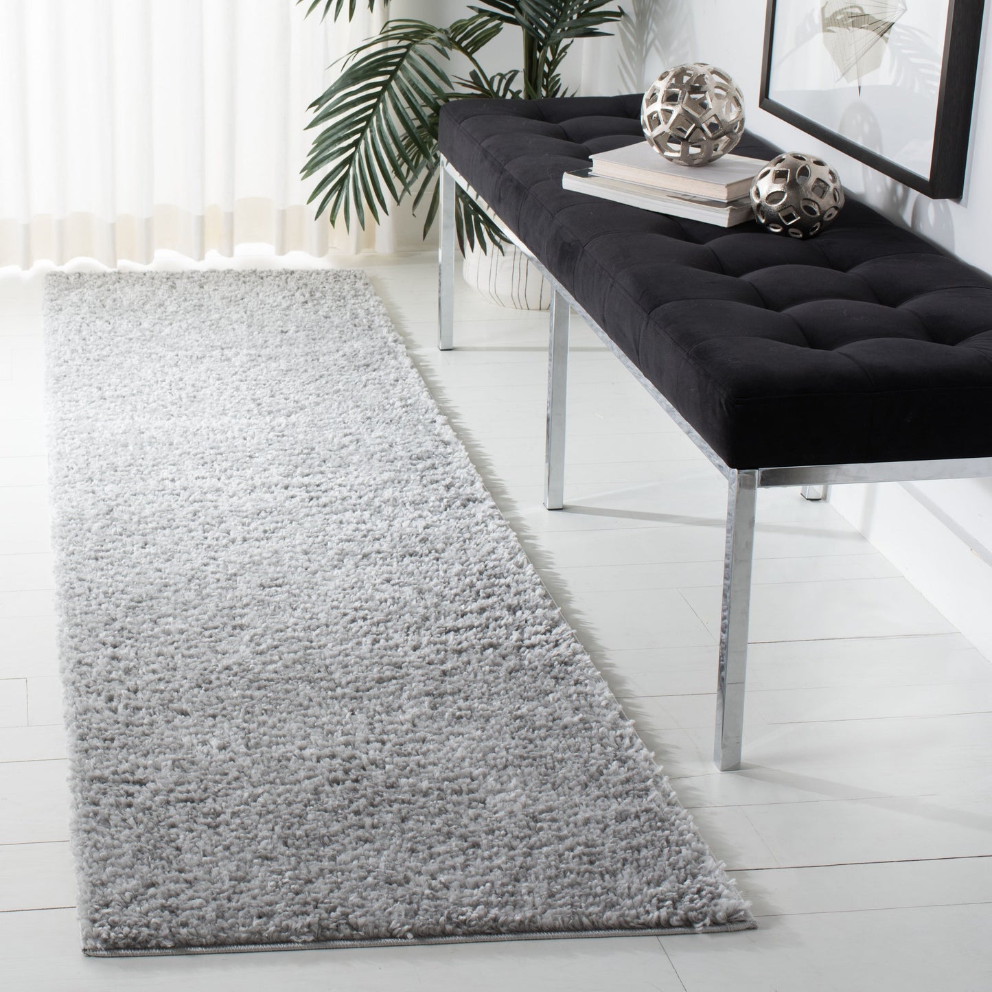 SAFAVIEH August Wilhelma Shag Solid 1.2-inch Thick Area Rug