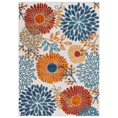 SAFAVIEH Cabana Hillechien Indoor/ Outdoor Waterproof Patio Floral Rug
