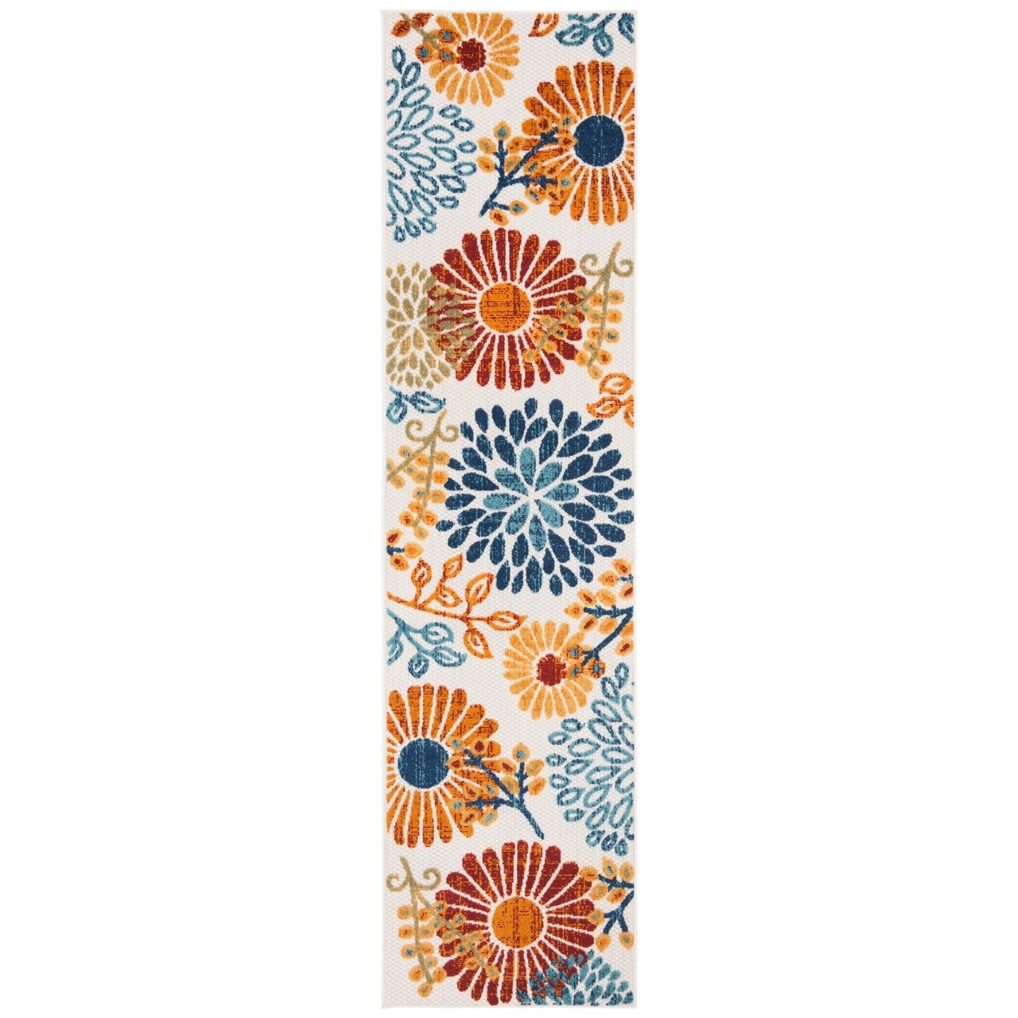 SAFAVIEH Cabana Hillechien Indoor/ Outdoor Waterproof Patio Floral Rug