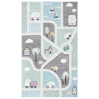 SAFAVIEH Carousel Kids Lumnie Neighborhood Rug