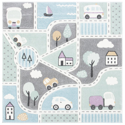 SAFAVIEH Carousel Kids Lumnie Neighborhood Rug