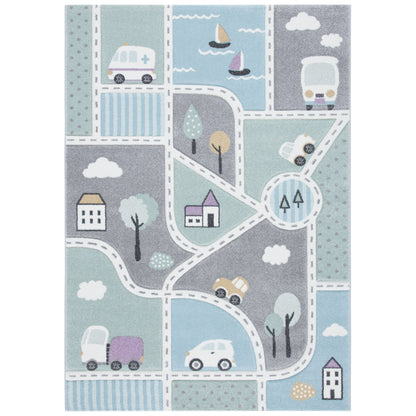 SAFAVIEH Carousel Kids Lumnie Neighborhood Rug