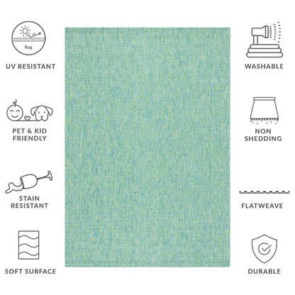 SAFAVIEH Courtyard Begajeta Indoor/Outdoor Waterproof Patio Backyard Rug.