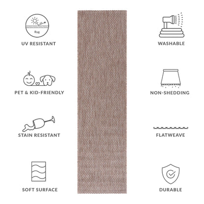 SAFAVIEH Courtyard Begajeta Indoor/Outdoor Waterproof Patio Backyard Rug.