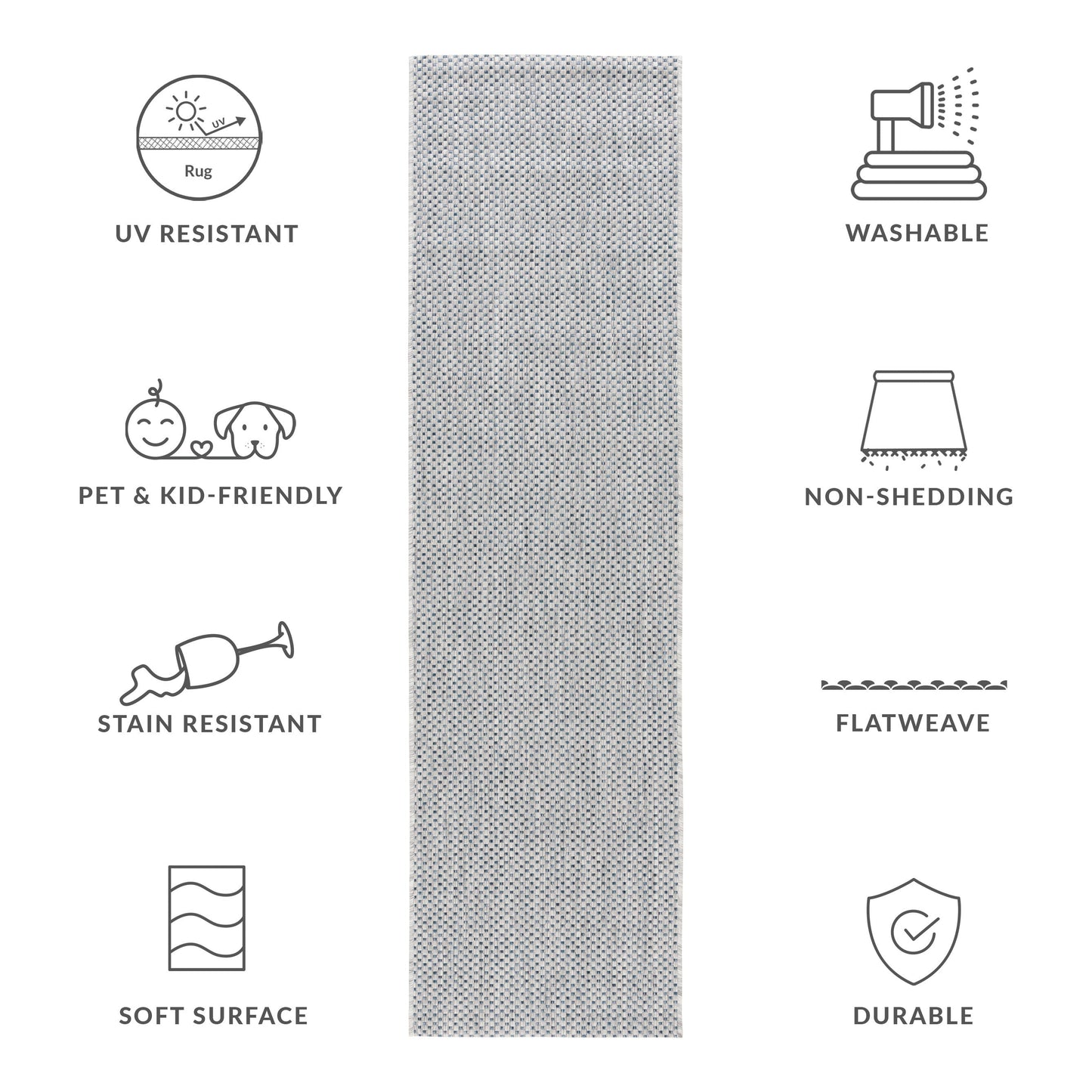 SAFAVIEH Courtyard Begajeta Indoor/Outdoor Waterproof Patio Backyard Rug.