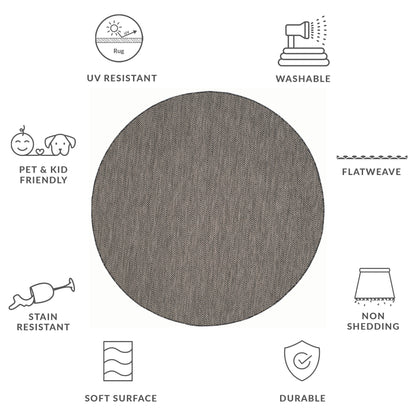 SAFAVIEH Courtyard Ilmur Indoor/ Outdoor Waterproof Patio Backyard Rug