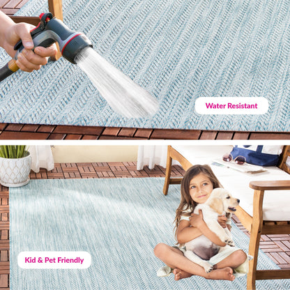 SAFAVIEH Courtyard Ilmur Indoor/ Outdoor Waterproof Patio Backyard Rug