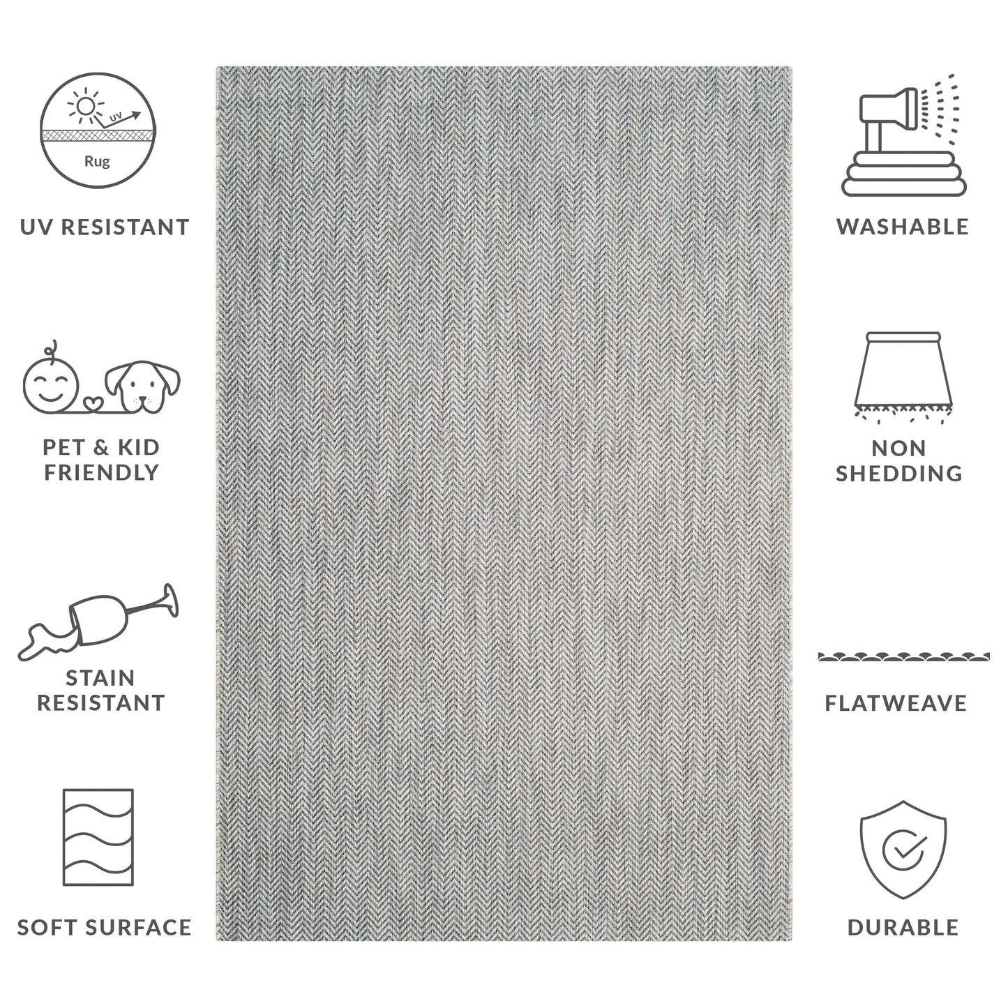 SAFAVIEH Courtyard Ilmur Indoor/ Outdoor Waterproof Patio Backyard Rug