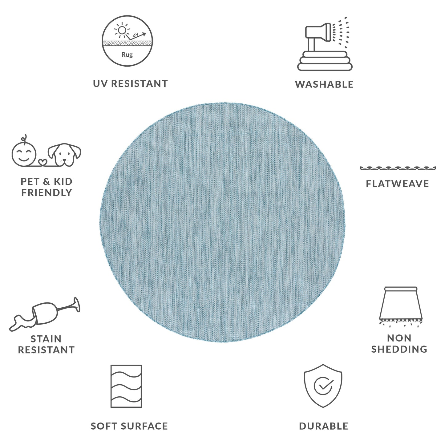 SAFAVIEH Courtyard Ilmur Indoor/ Outdoor Waterproof Patio Backyard Rug