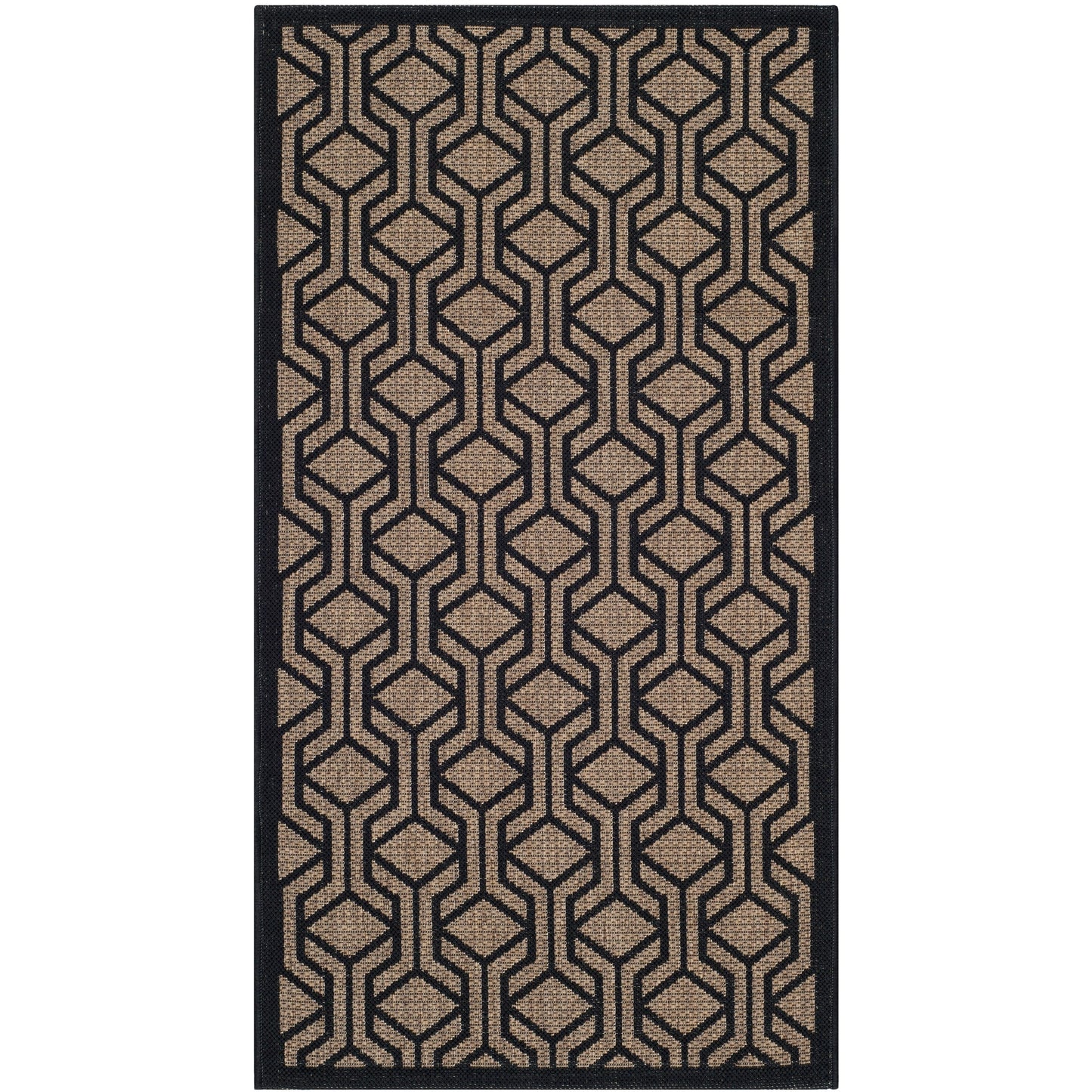 SAFAVIEH Courtyard Jeanine Indoor/ Outdoor Waterproof Patio Backyard Rug
