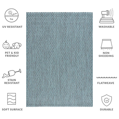 SAFAVIEH Courtyard Ragini Indoor/Outdoor Waterproof Patio Backyard Rug