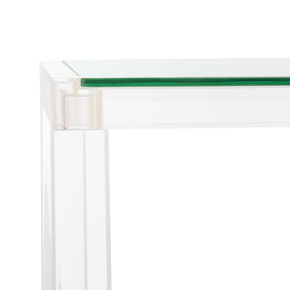 SAFAVIEH Couture Camryn Acrylic Console Table - Clear - 60 W x 10 L x 30 H - 52Wx10Dx30H