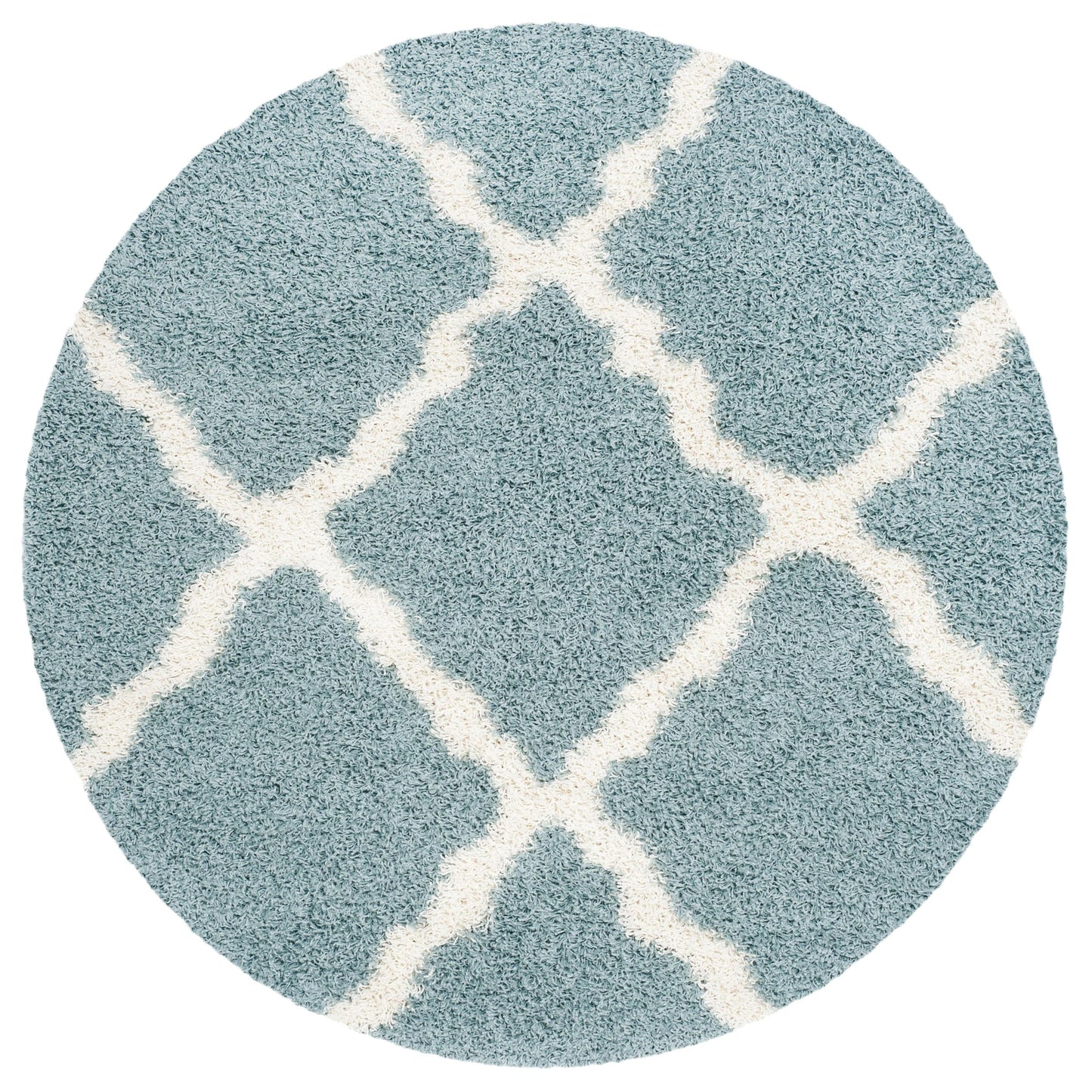 SAFAVIEH Dallas Shag Darina Trellis 1.5-inch Thick Rug
