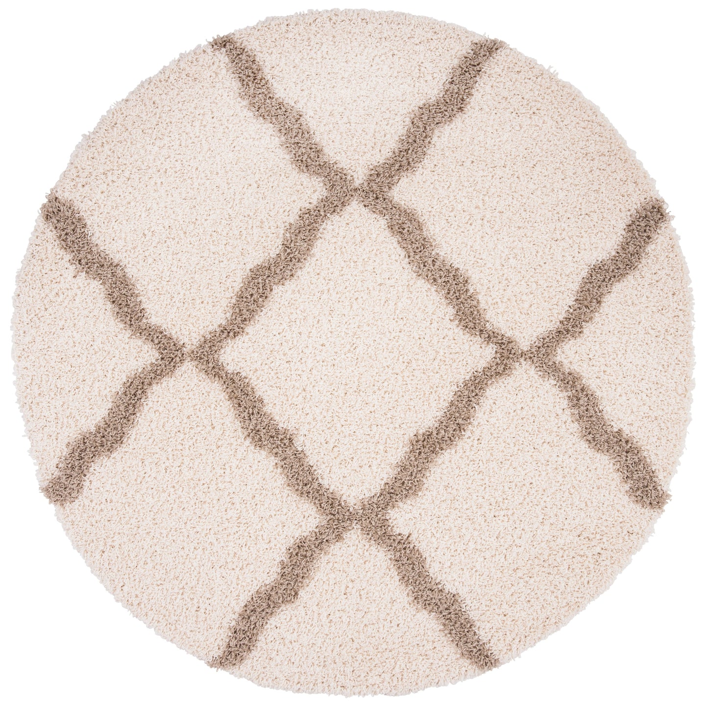 SAFAVIEH Dallas Shag Darina Trellis 1.5-inch Thick Rug