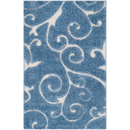 SAFAVIEH Florida Ryung Shag Scroll 1.2-inch Thick Textured Rug