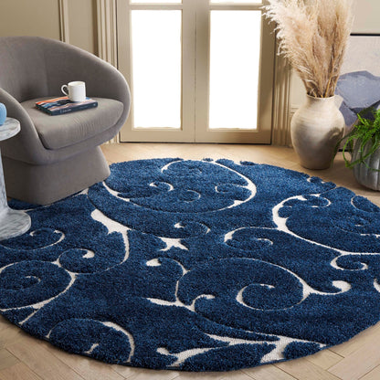 SAFAVIEH Florida Ryung Shag Scroll 1.2-inch Thick Textured Rug