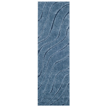 SAFAVIEH Florida Shag Borbala Soft Serene Waves 1.2-inch Thick