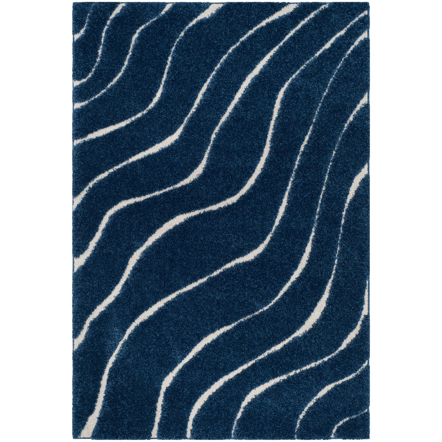SAFAVIEH Florida Shag Borbala Soft Serene Waves 1.2-inch Thick