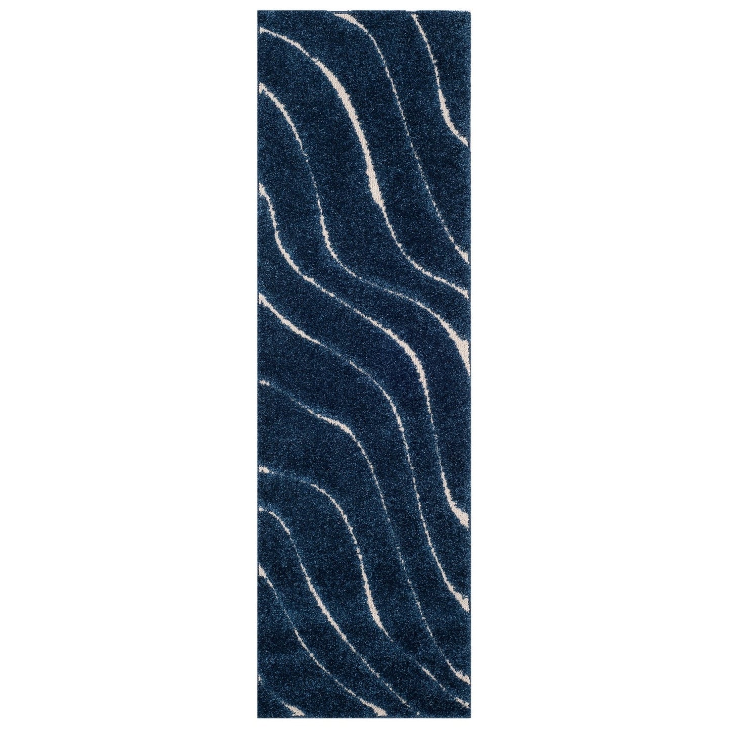 SAFAVIEH Florida Shag Borbala Soft Serene Waves 1.2-inch Thick