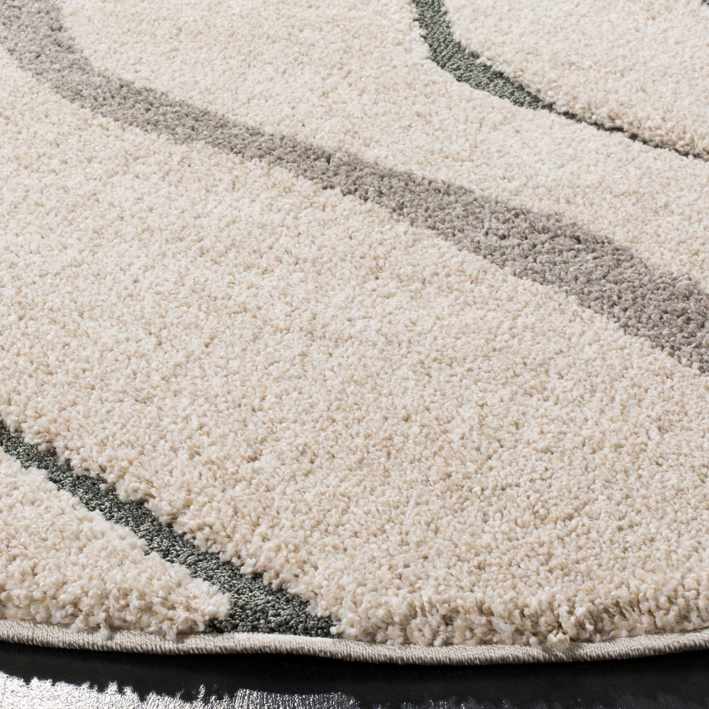 SAFAVIEH Florida Shag Borbala Soft Serene Waves 1.2-inch Thick