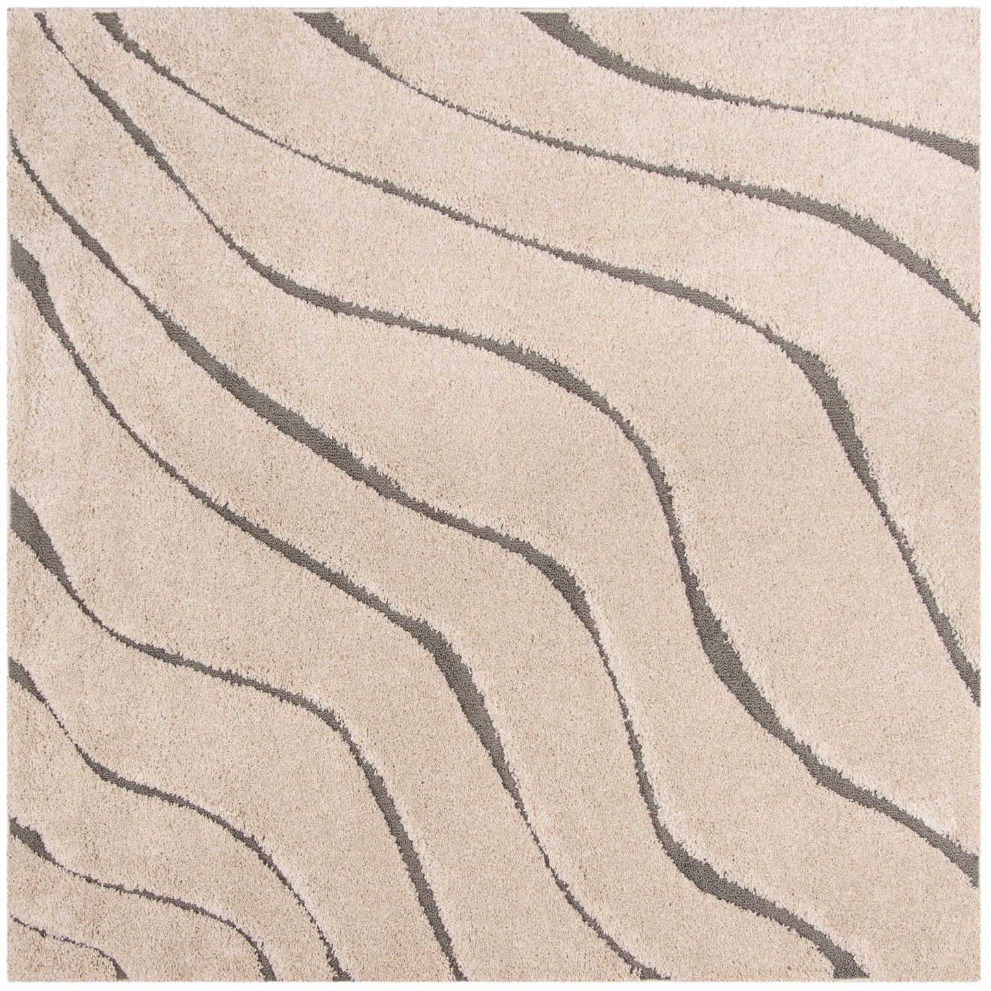 SAFAVIEH Florida Shag Borbala Soft Serene Waves 1.2-inch Thick