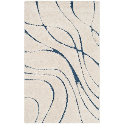 SAFAVIEH Florida Shag Staka Abstract Waves 1.2-inch Area Rug