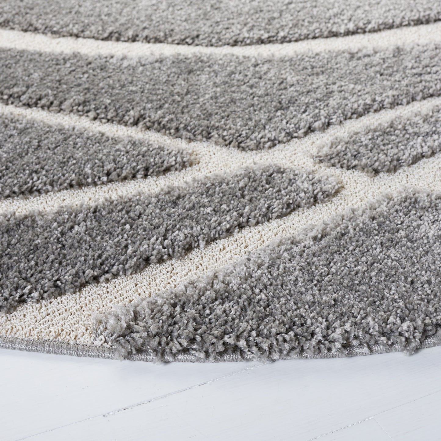 SAFAVIEH Florida Shag Staka Abstract Waves 1.2-inch Area Rug