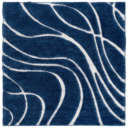 SAFAVIEH Florida Shag Staka Abstract Waves 1.2-inch Area Rug