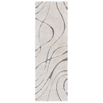SAFAVIEH Florida Shag Staka Abstract Waves 1.2-inch Area Rug