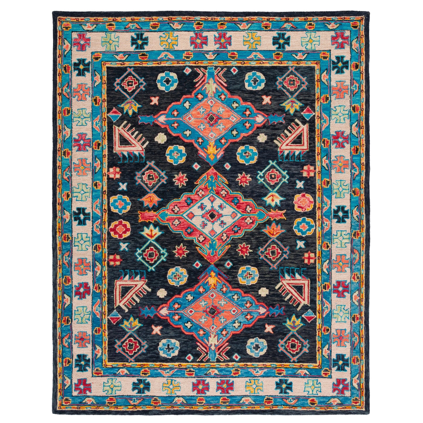 SAFAVIEH Handmade Aspen Sigur镁ora Bohemian Wool Rug