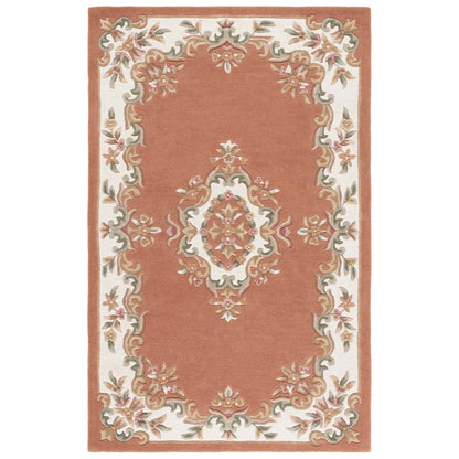 SAFAVIEH Handmade Aubusson Hale Traditional Wool Rug.