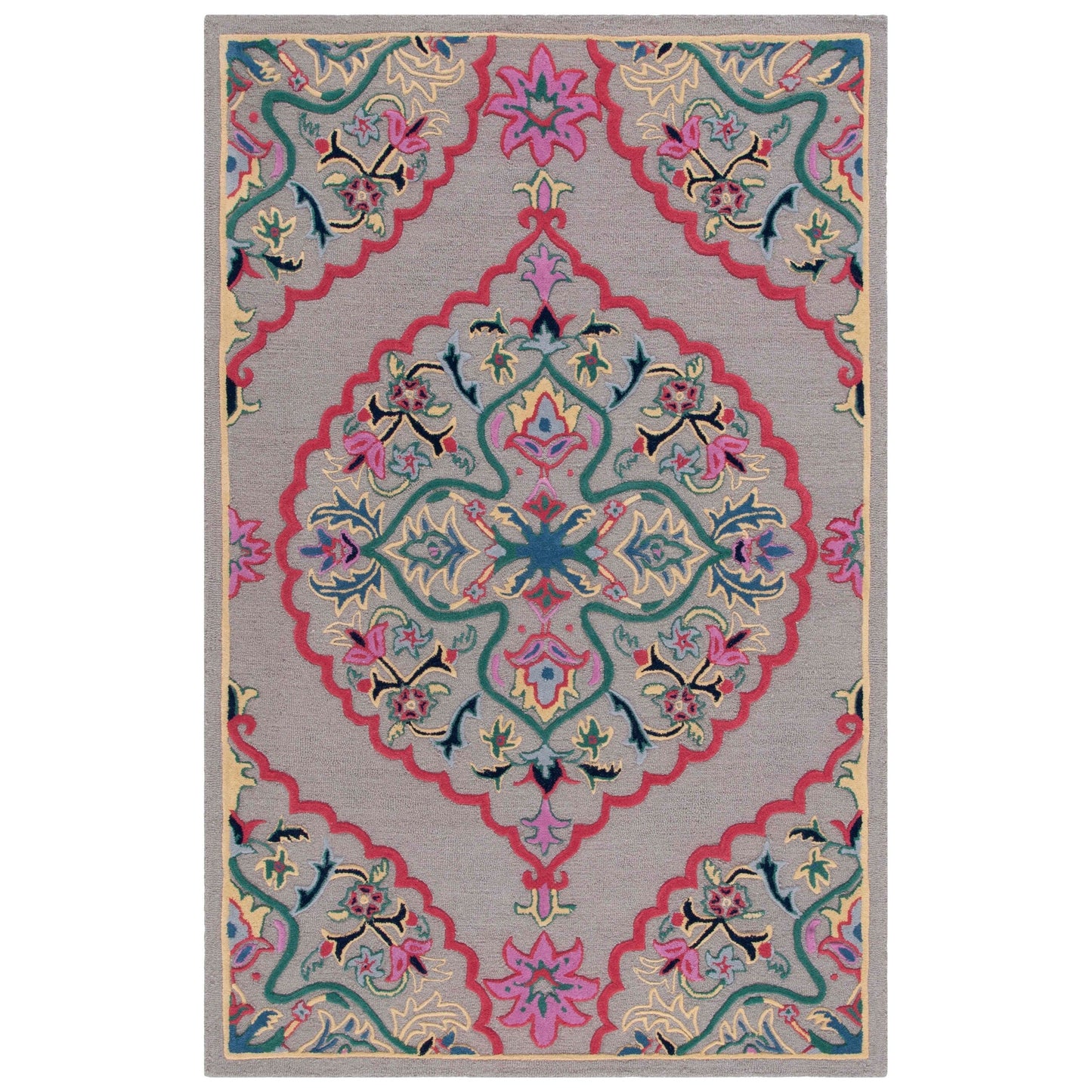 SAFAVIEH Handmade Bellagio Cailin Medallion Wool Rug