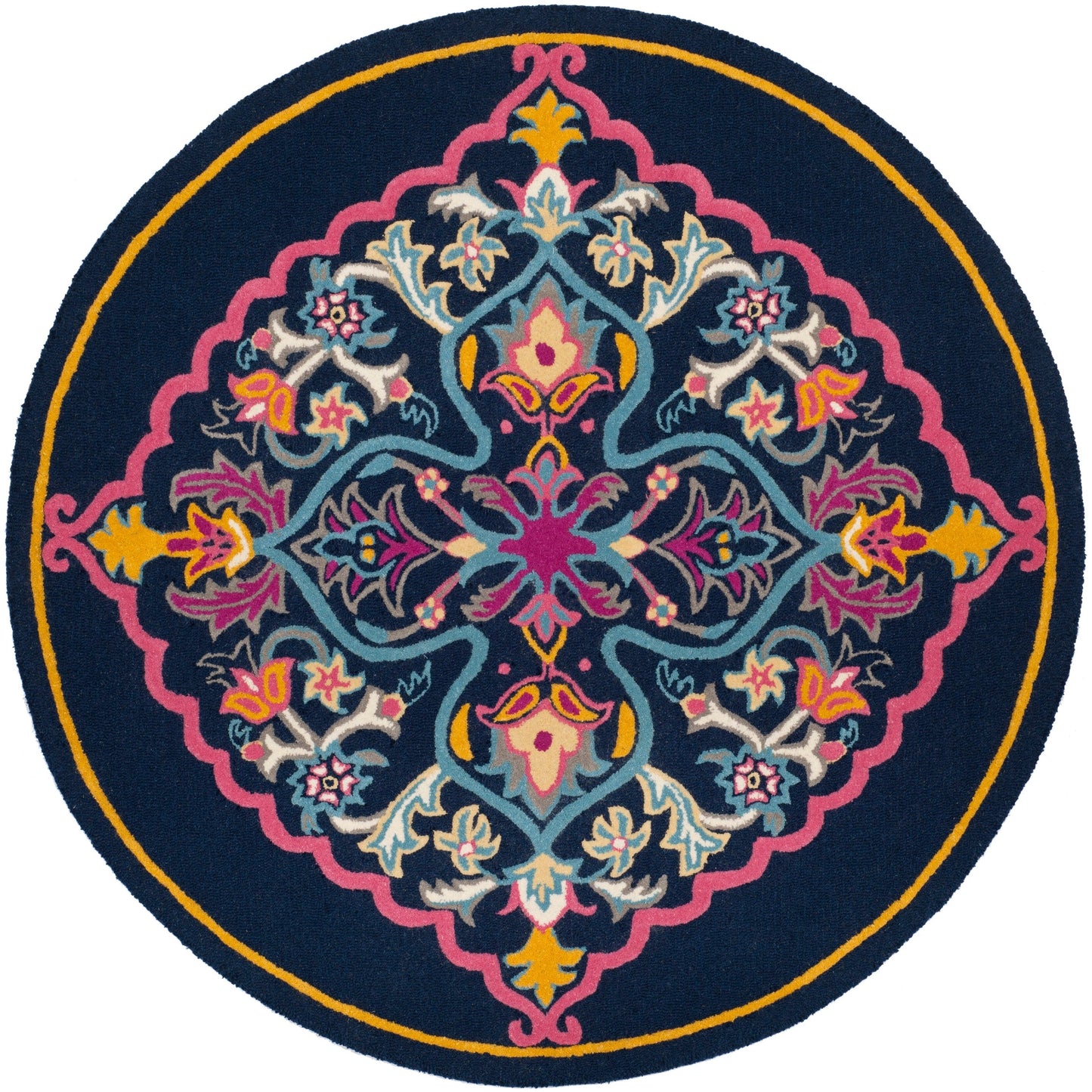 SAFAVIEH Handmade Bellagio Cailin Medallion Wool Rug