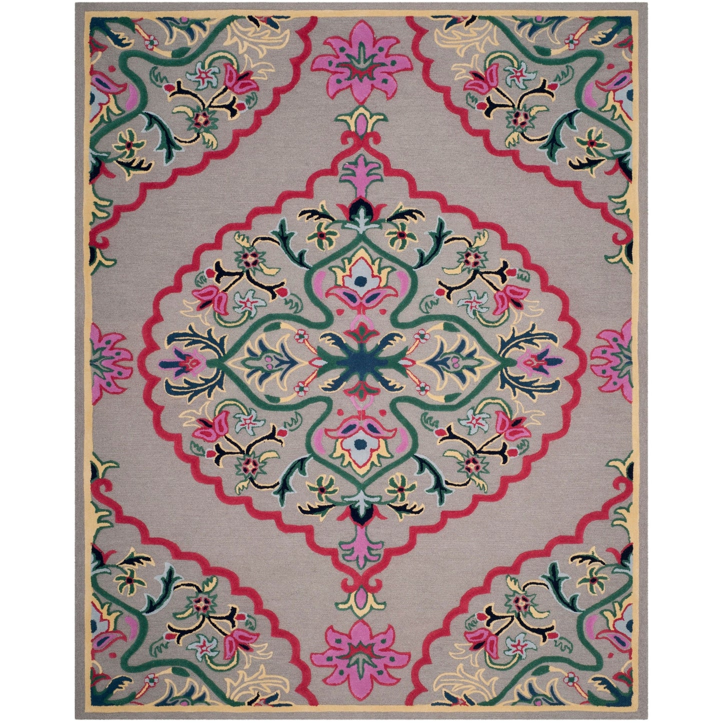 SAFAVIEH Handmade Bellagio Cailin Medallion Wool Rug