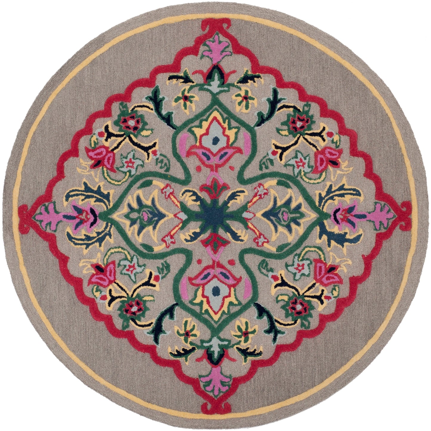 SAFAVIEH Handmade Bellagio Cailin Medallion Wool Rug