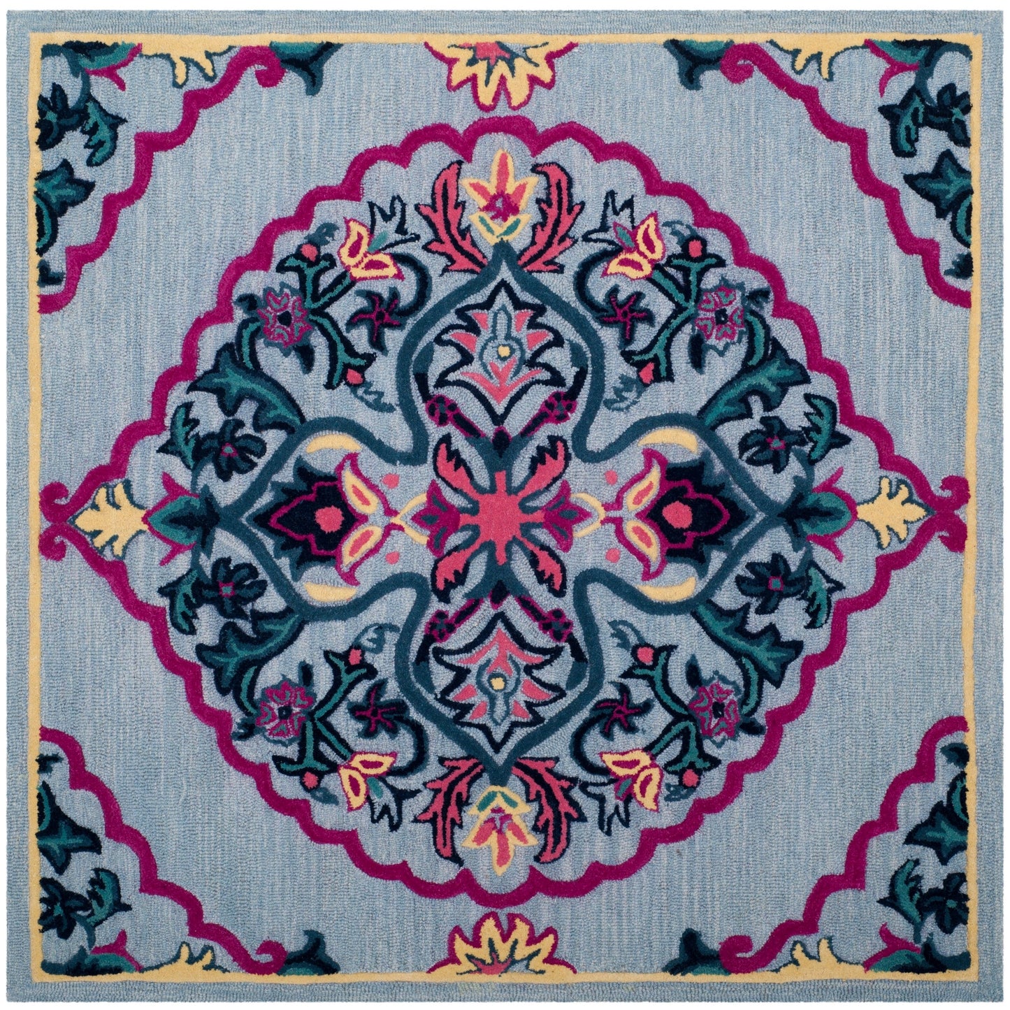 SAFAVIEH Handmade Bellagio Cailin Medallion Wool Rug