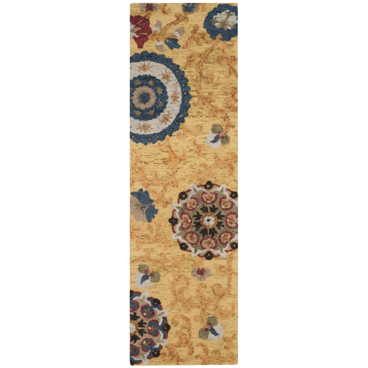 SAFAVIEH Handmade Blossom Maaret Modern Floral Wool Rug