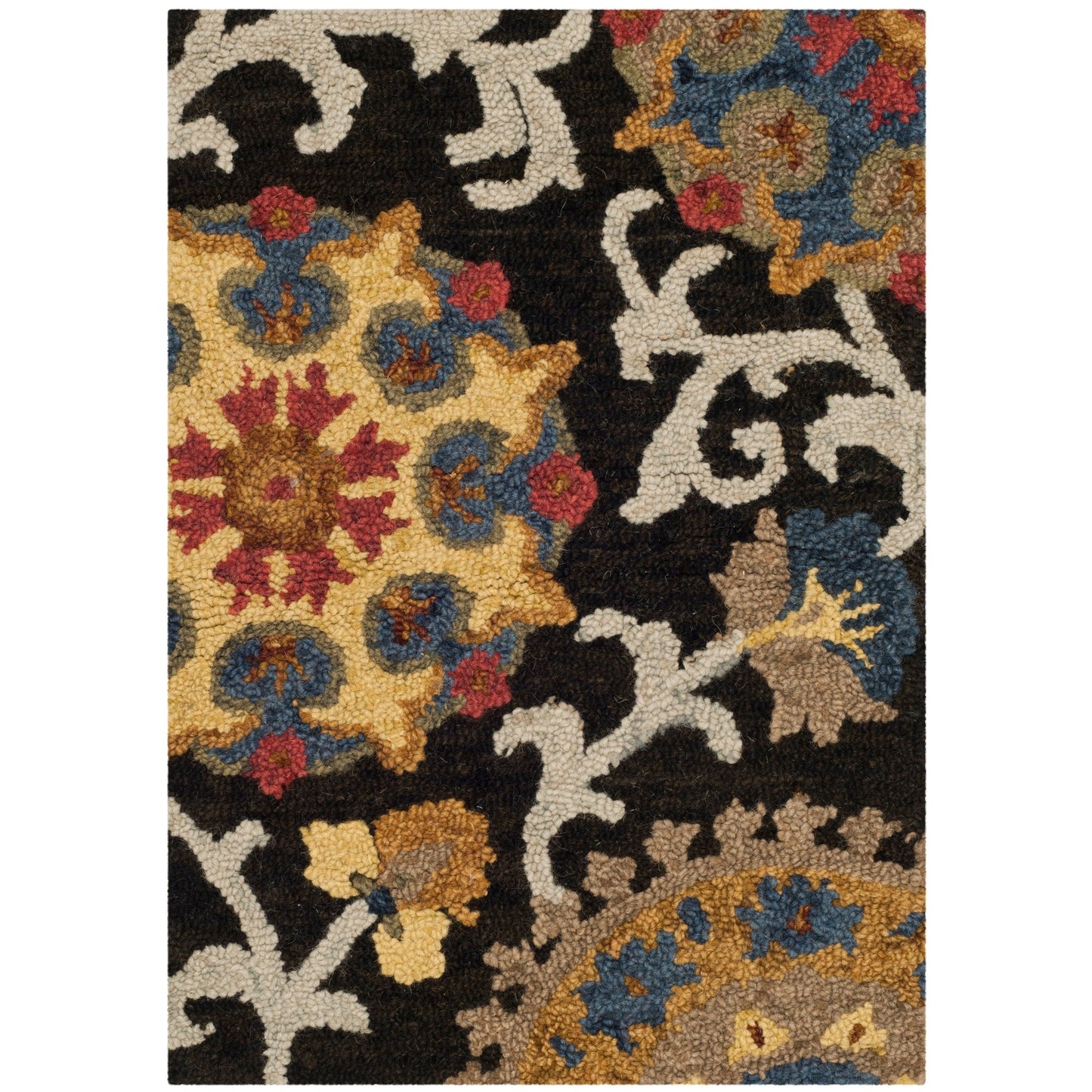SAFAVIEH Handmade Blossom Maaret Modern Floral Wool Rug
