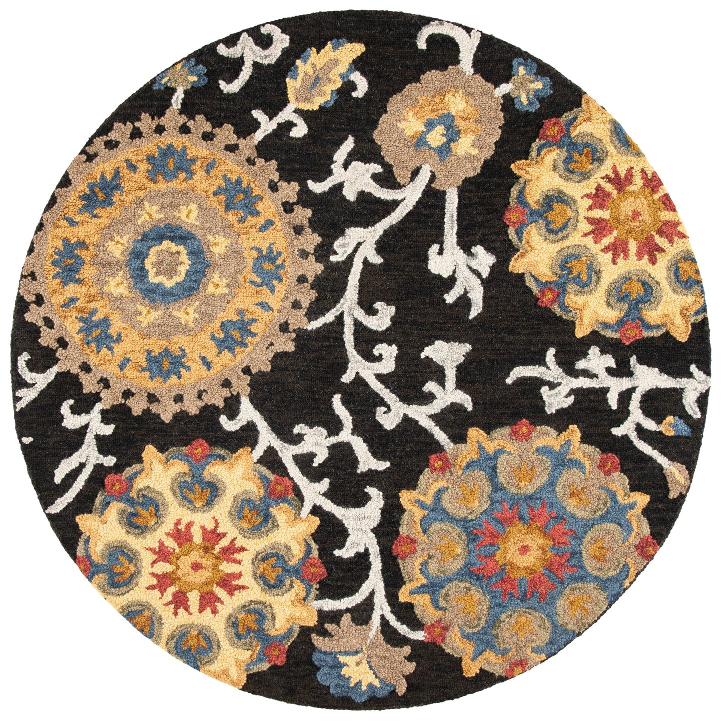 SAFAVIEH Handmade Blossom Maaret Modern Floral Wool Rug
