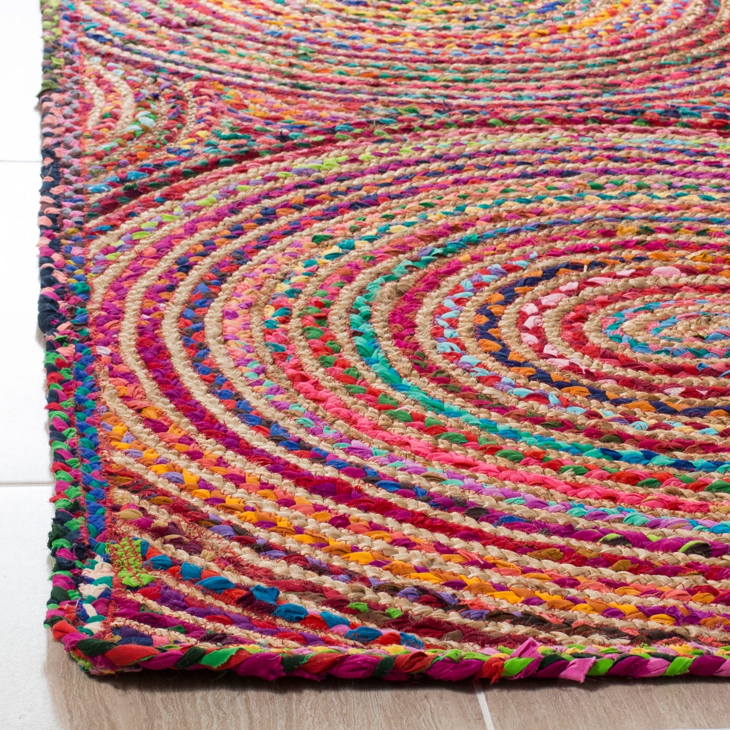 SAFAVIEH Handmade Cape Cod Eulogia Coastal Jute Rug