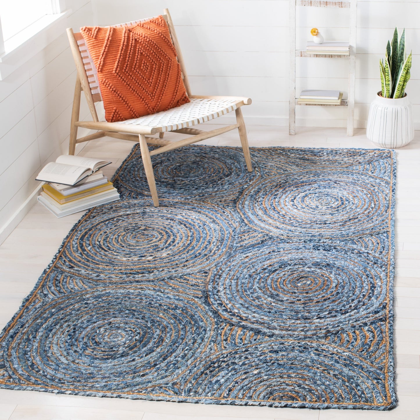 SAFAVIEH Handmade Cape Cod Eulogia Coastal Jute Rug