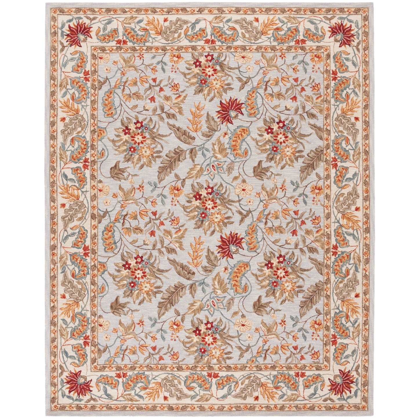 SAFAVIEH Handmade Chelsea Malda French Country Floral Wool Rug