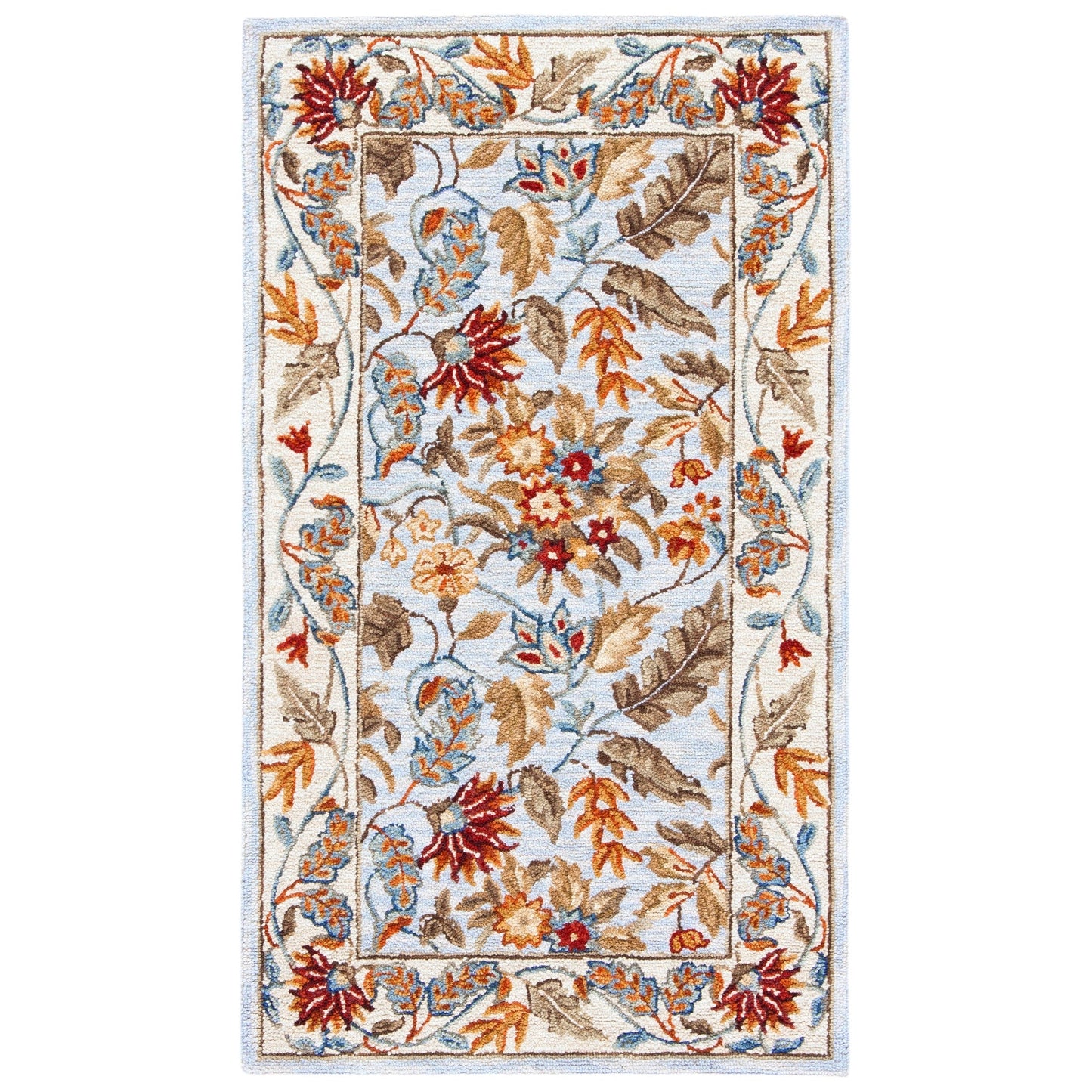 SAFAVIEH Handmade Chelsea Malda French Country Floral Wool Rug
