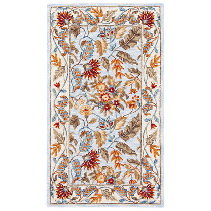 SAFAVIEH Handmade Chelsea Malda French Country Floral Wool Rug