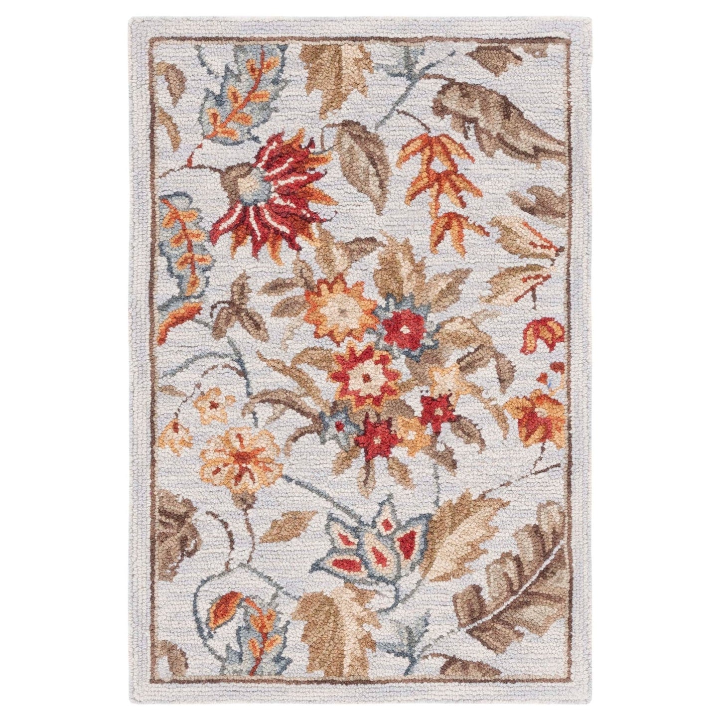 SAFAVIEH Handmade Chelsea Malda French Country Floral Wool Rug