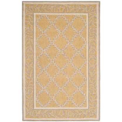 SAFAVIEH Handmade Chelsea Sunstripe Trellis French Country Wool Rug