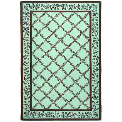SAFAVIEH Handmade Chelsea Sunstripe Trellis French Country Wool Rug