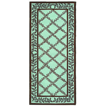 SAFAVIEH Handmade Chelsea Sunstripe Trellis French Country Wool Rug