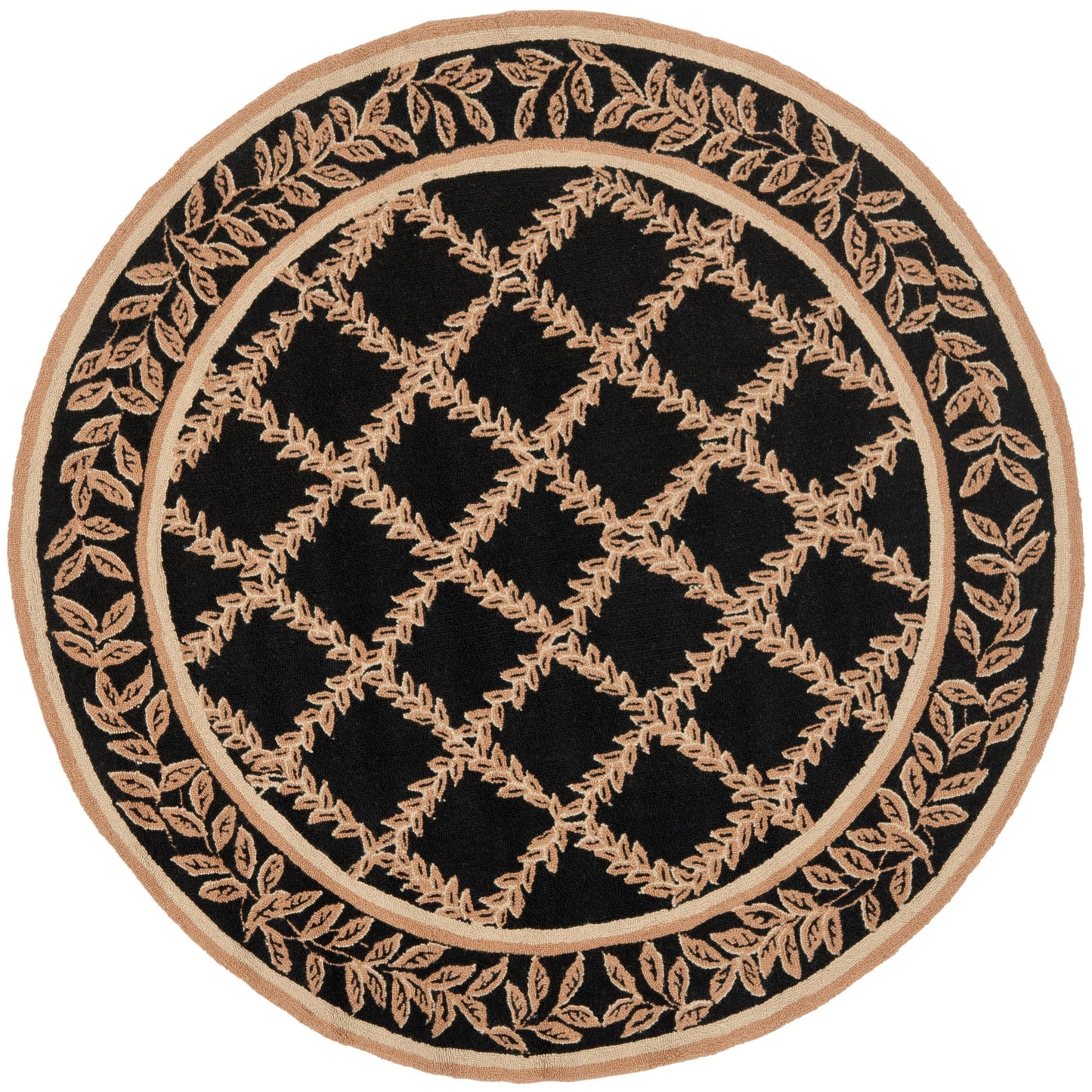 SAFAVIEH Handmade Chelsea Sunstripe Trellis French Country Wool Rug