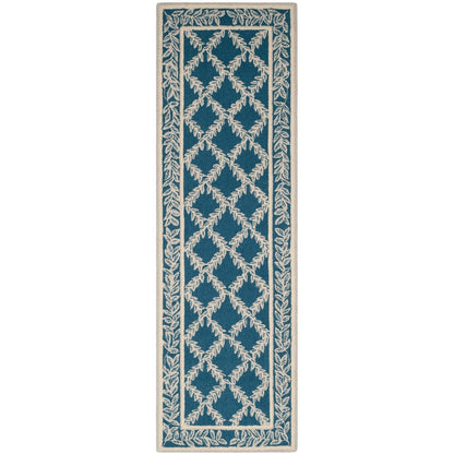 SAFAVIEH Handmade Chelsea Sunstripe Trellis French Country Wool Rug